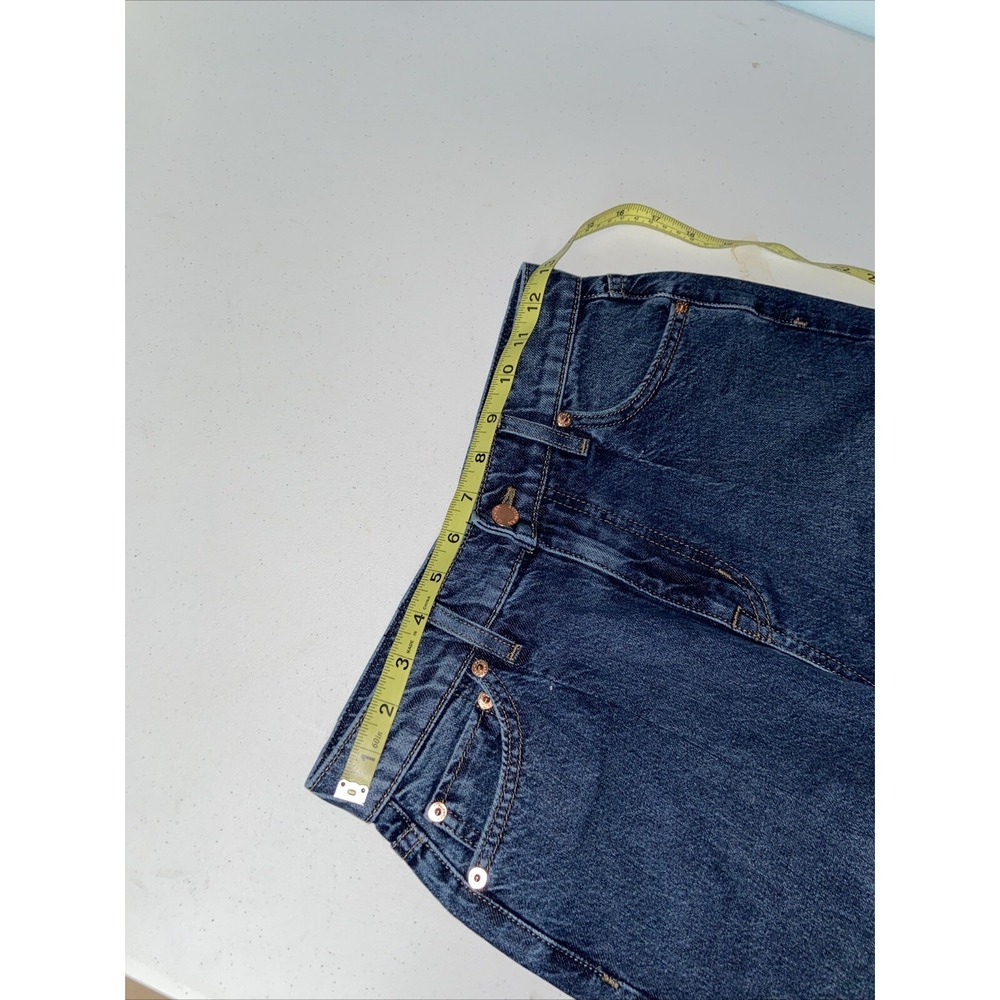Modern American Topanga Women's Jeans Size 25 High Wide Pinnacle Blue MAW234075 - Picture 4 of 8